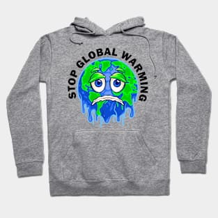 Stop Global Warming - Melting Earth Hoodie